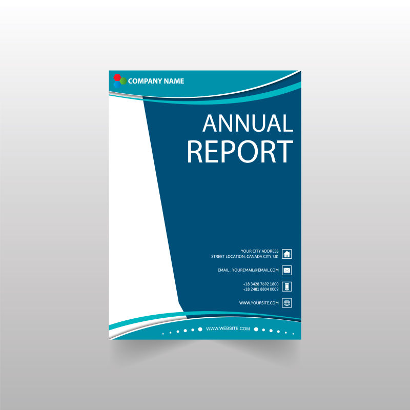 创意矢量蓝色经典时尚宣传单