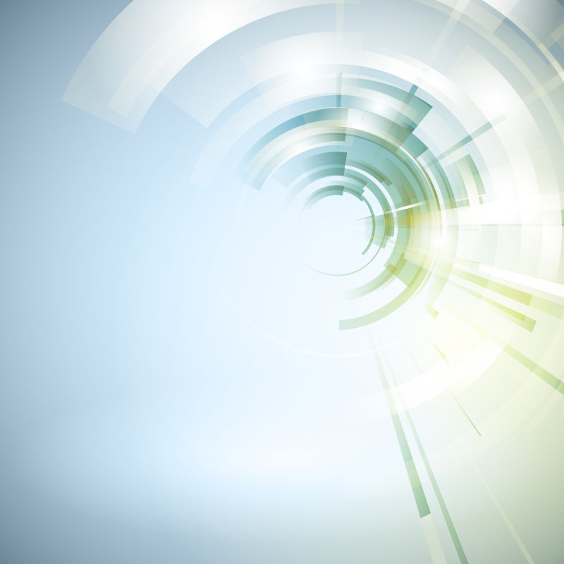 技术几何矢量圆现代科学抽象背景