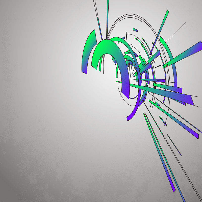 技术矢量圈抽象背景