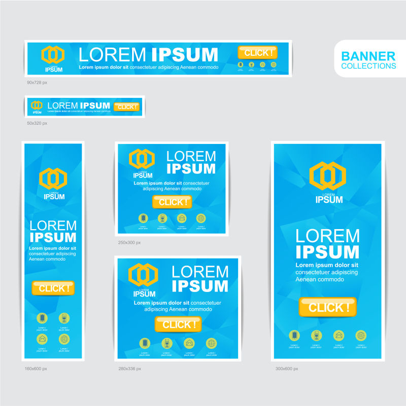 横幅广告模板设计