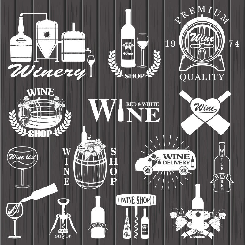 葡萄酒招牌徽章