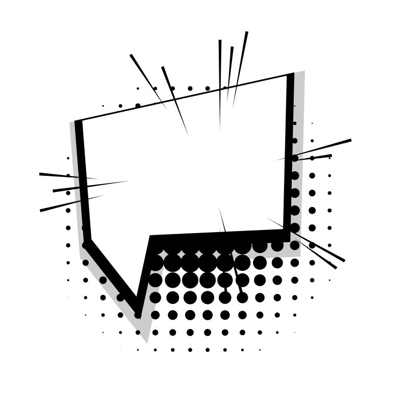 矢量抽象现代文本对话框设计元素