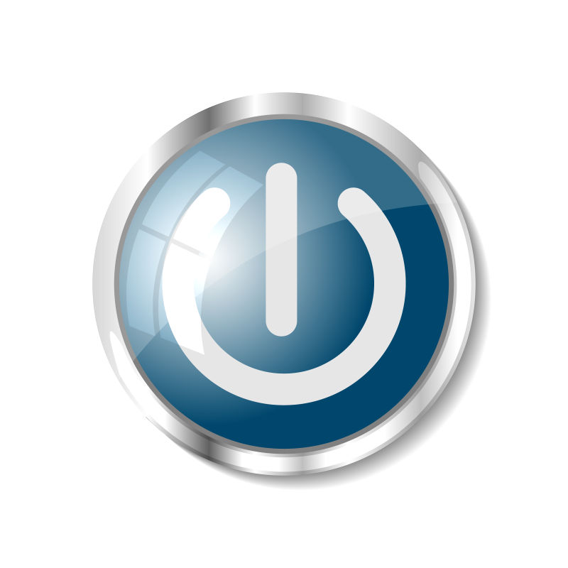 抽象矢量开关主题的网页按钮设计