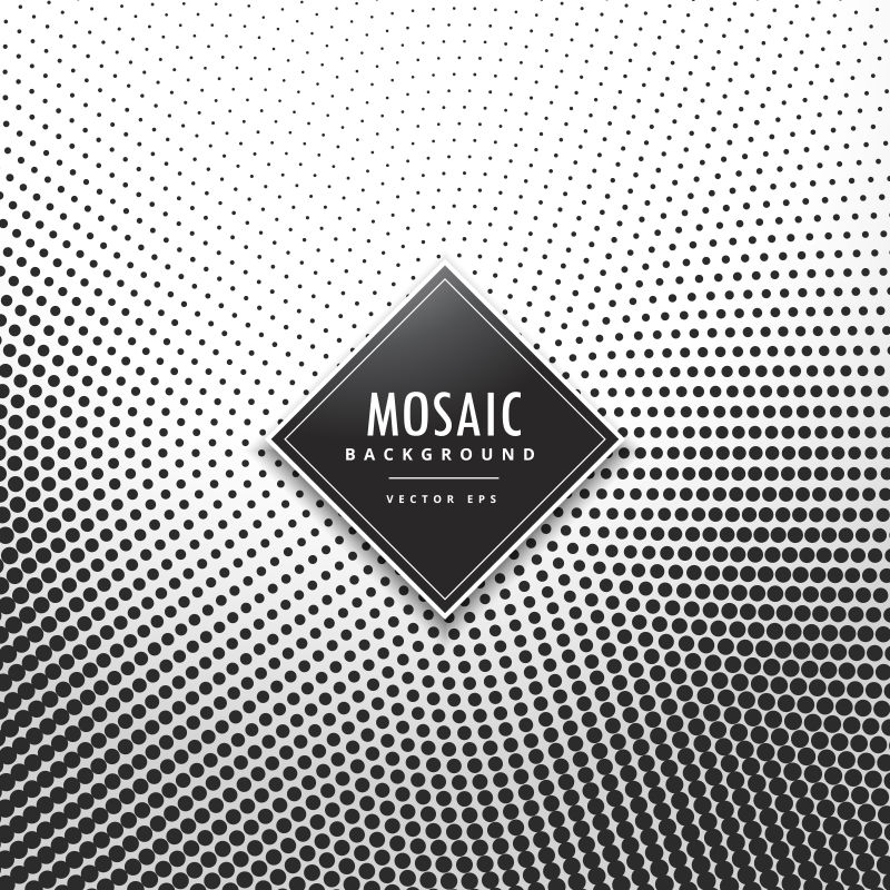 创意矢量黑色圆点元素装饰背景