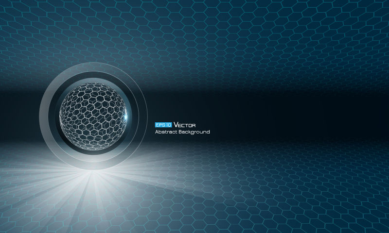 创意矢量现代抽象科技背景设计