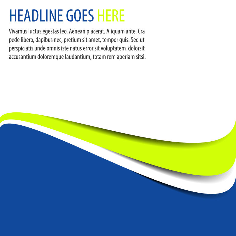 创意矢量蓝色绿色商业背景设计