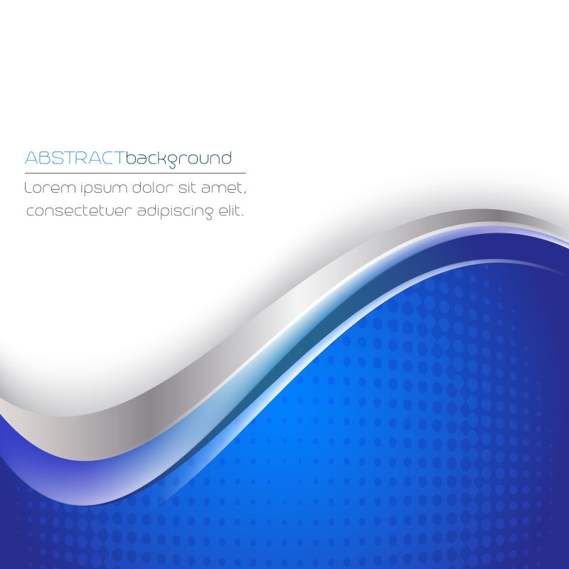 创意矢量蓝色几何现代背景设计