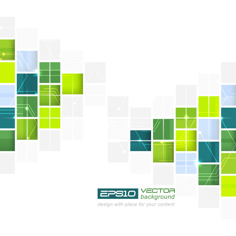 抽象矢量现代方格元素的背景设计