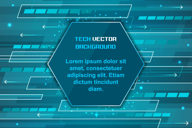 创意矢量未来科技主题背景设计