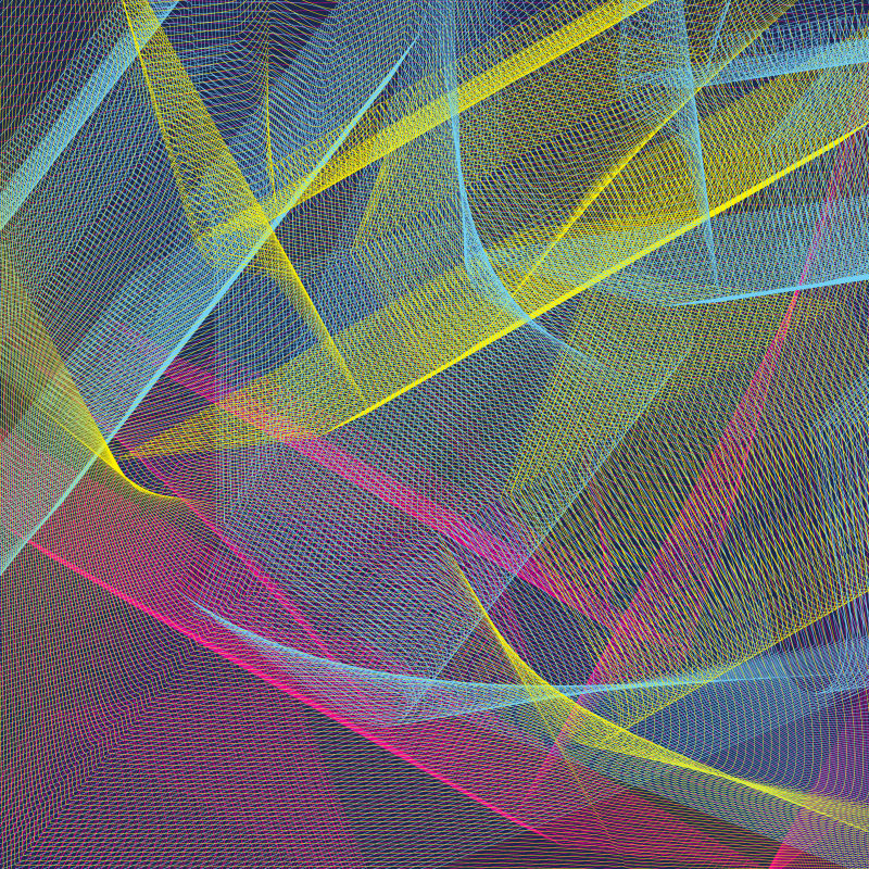 矢量创意彩色线性装饰背景设计