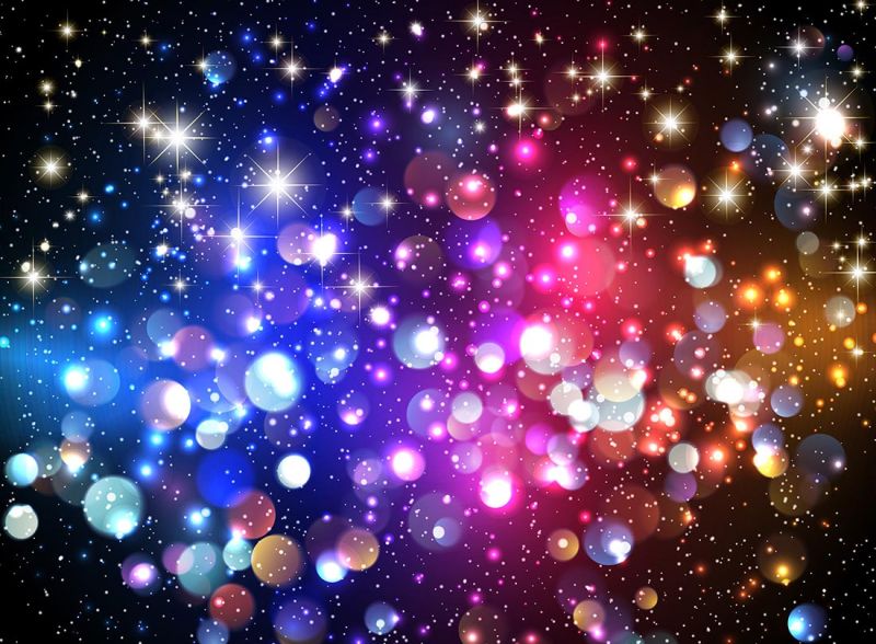 抽象矢量美丽星光元素的庆祝背景设计