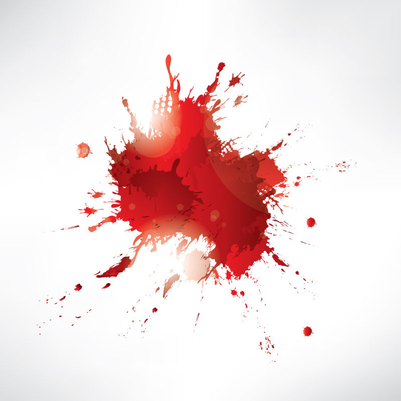 创意矢量红色液体元素背景设计