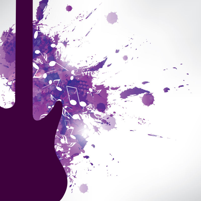 创意矢量紫色液体元素时尚背景设计