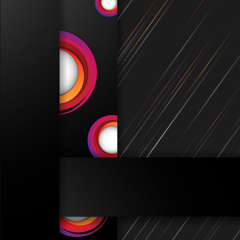 抽象矢量彩色圆形纹理背景设计