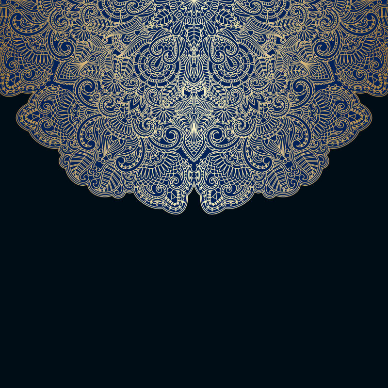 矢量古董装饰背景