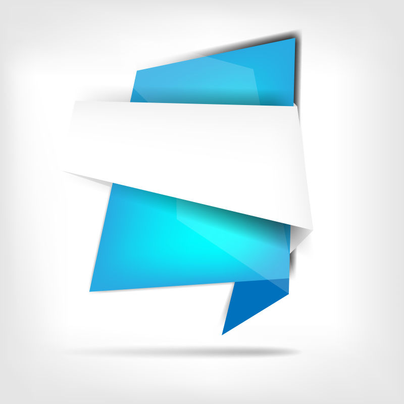 创意矢量现代空白标签设计