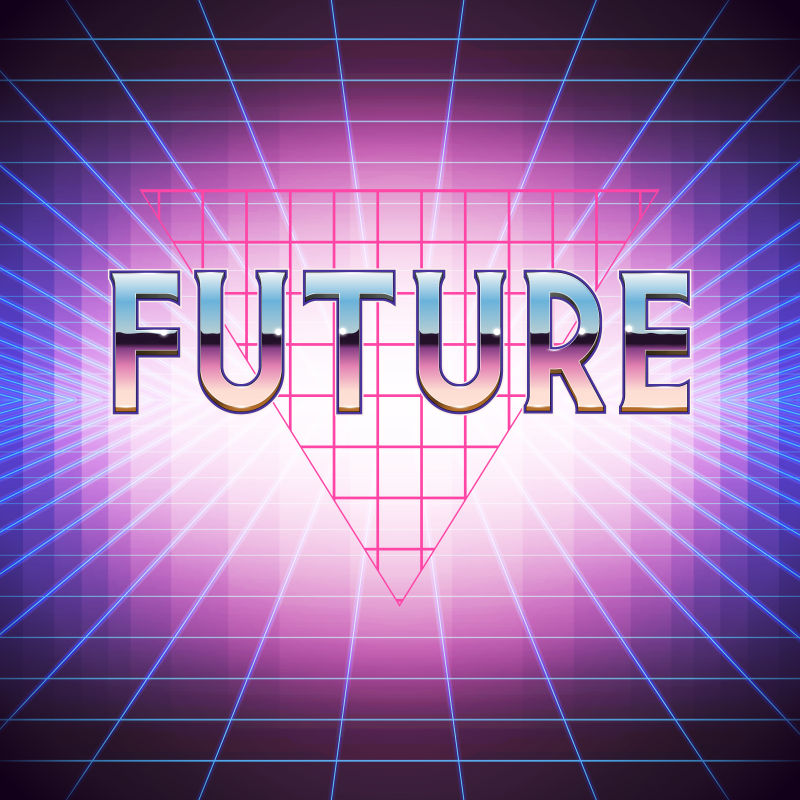 创意矢量现代舞台灯光主题背景设计