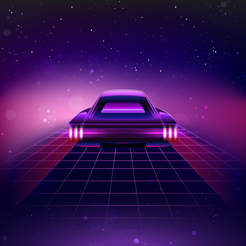 创意矢量复古舞会主题背景设计