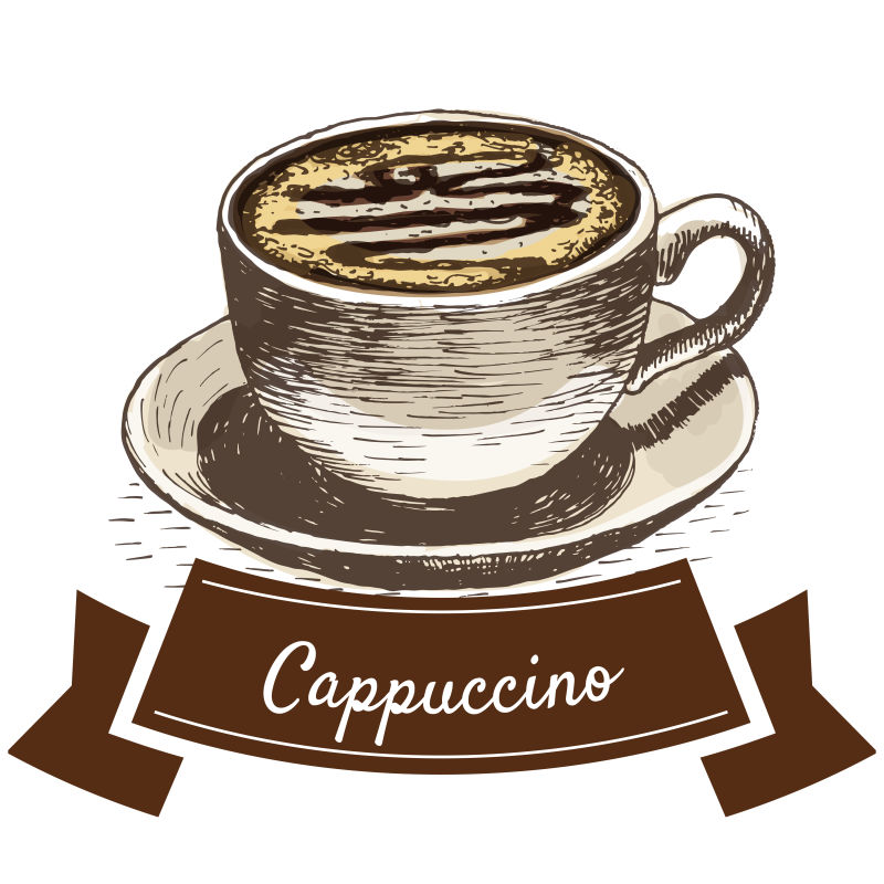 矢量手绘咖啡集