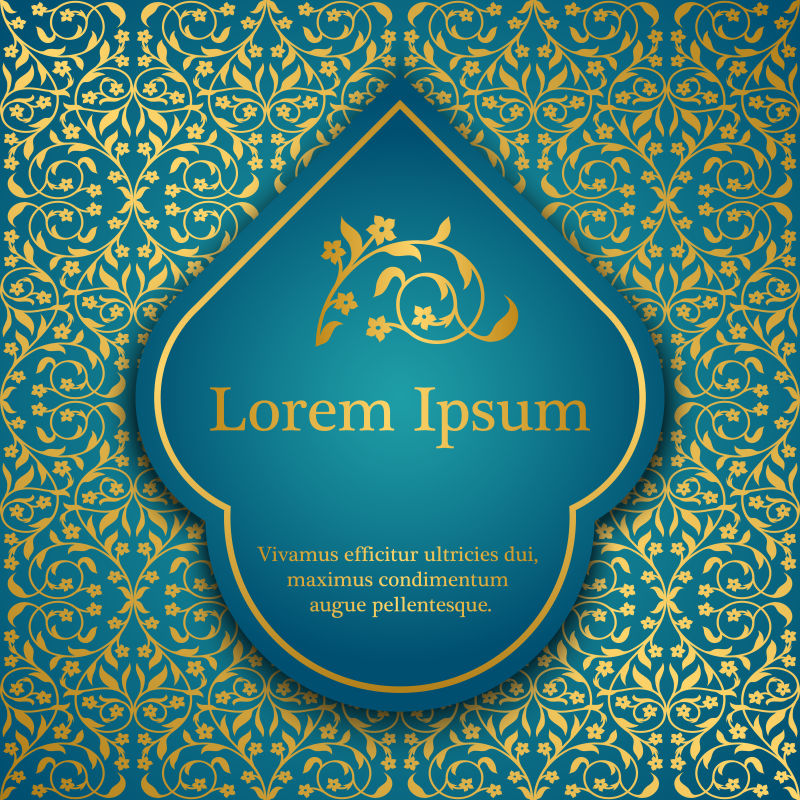 花卉装饰邀请卡