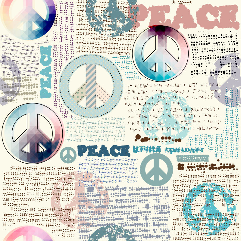 用太平洋符号模仿垃圾报纸