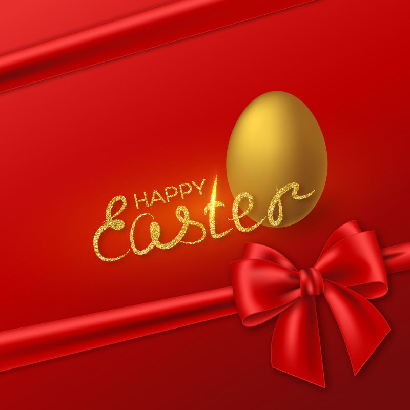 矢量复活节快乐主题的背景设计