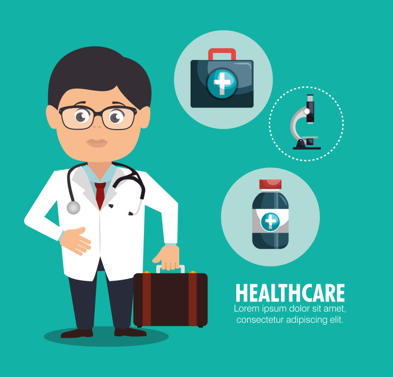 Professional doctor Avada Character