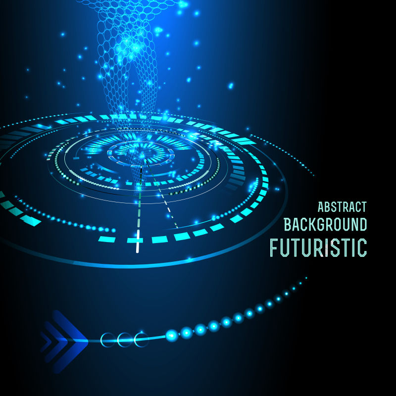 未来界面-HUD-矢量背景