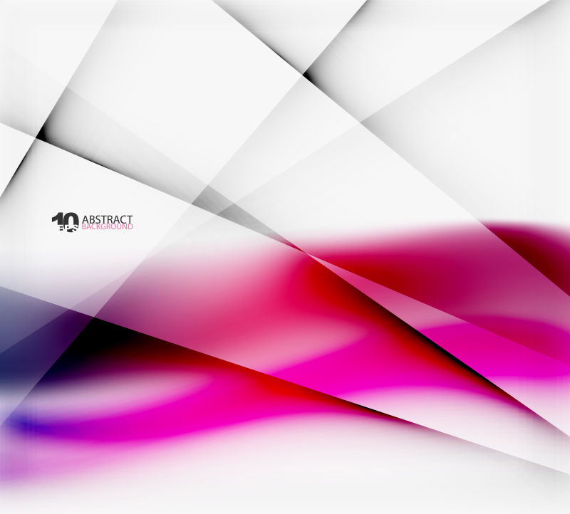 抽象矢量现代粉色几何纸张背景设计