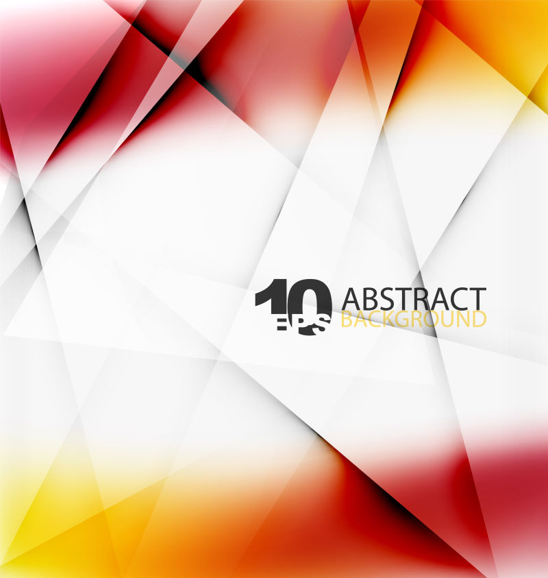 创意矢量现代时尚几何纸张背景设计