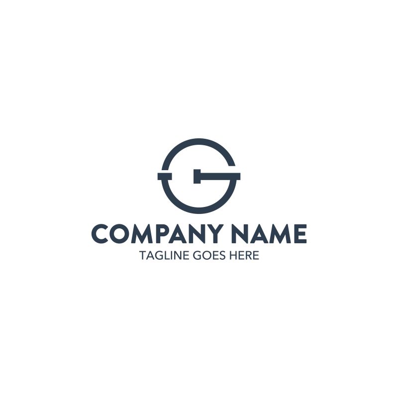 创意矢量现代圆形目标标志设计