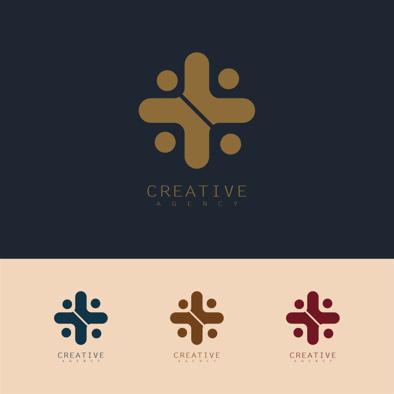 矢量商业logo标志图片-抽象矢量现代水滴标志平面设计素材-高清图片