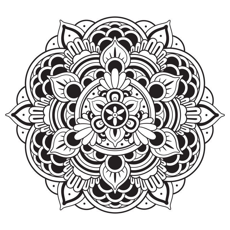 创意矢量现代装饰花纹图案设计