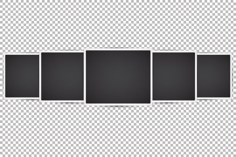 抽象矢量现代白边的相框设计