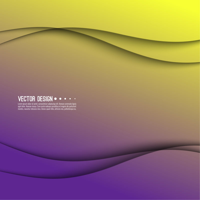 矢量创意现代黄紫渐变背景设计