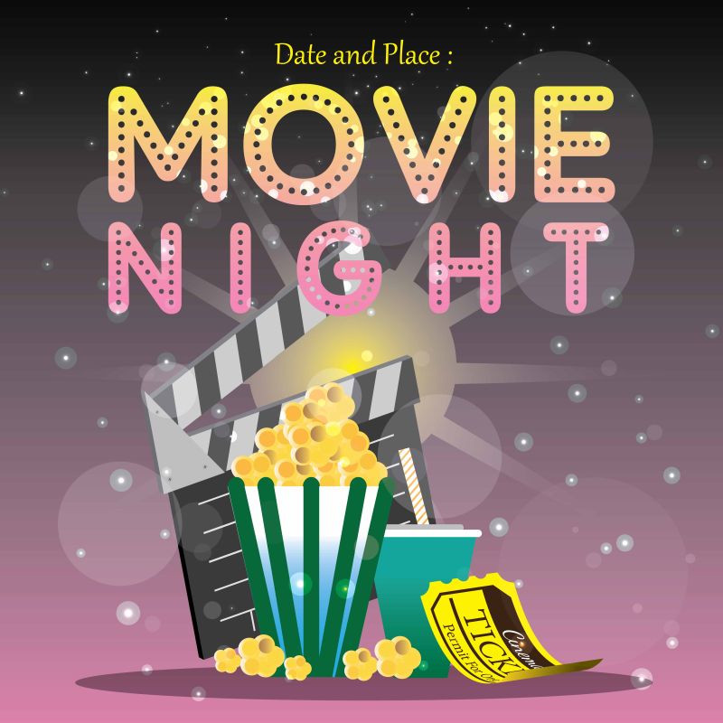 抽象矢量电影主题背景设计