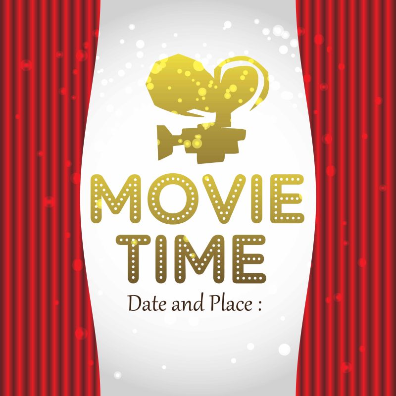 抽象矢量现代艺术电影背景