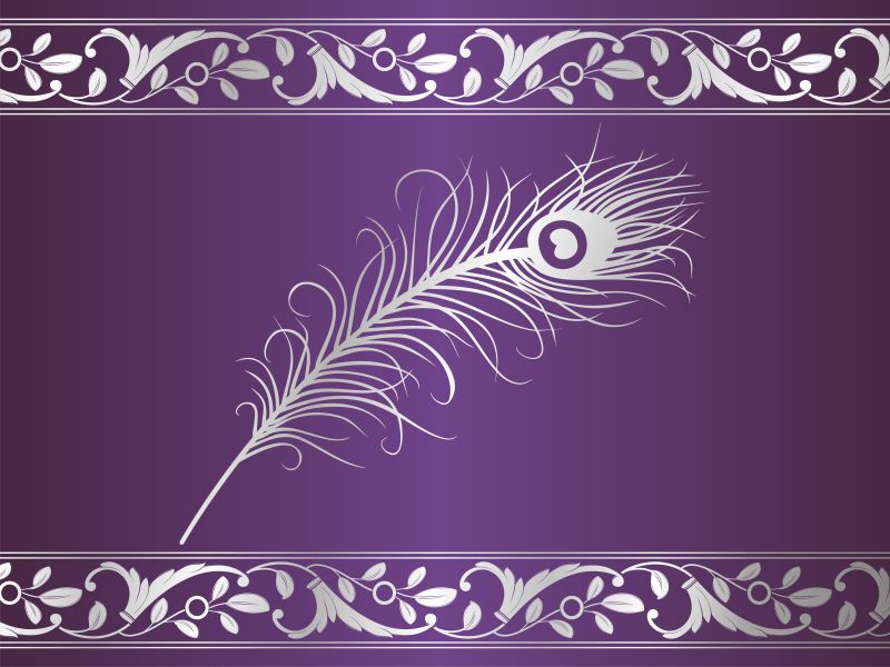 抽象矢量现代孔雀毛元素的设计背景