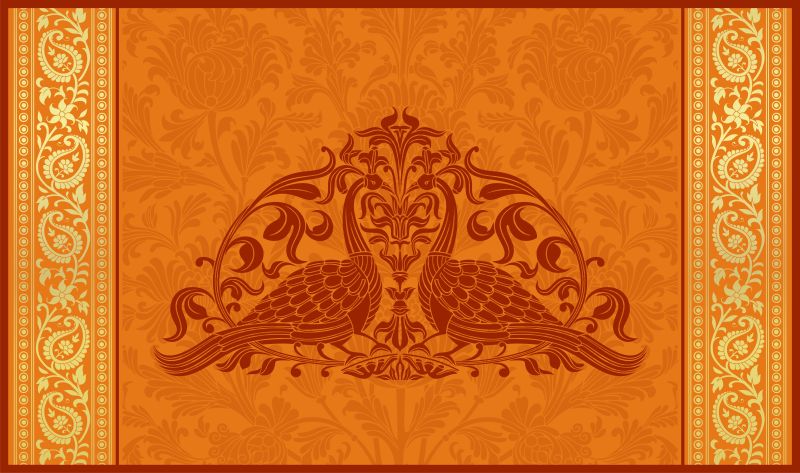 矢量现代创意孔雀元素装饰插图设计