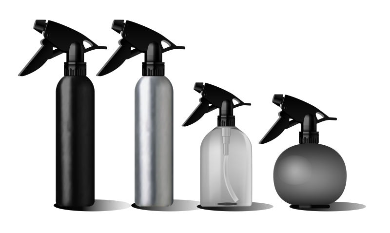 抽象矢量现代护肤精油瓶创意设计