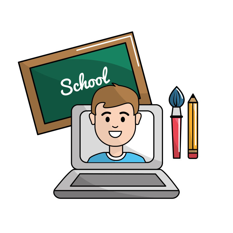 笔记本电脑在线教育知识班