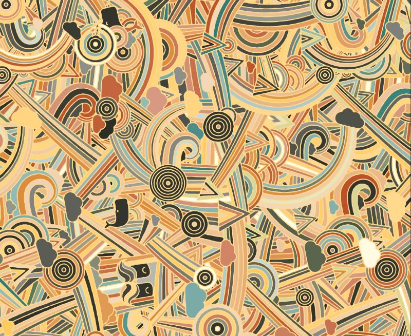 抽象矢量现代彩色图案装饰背景设计