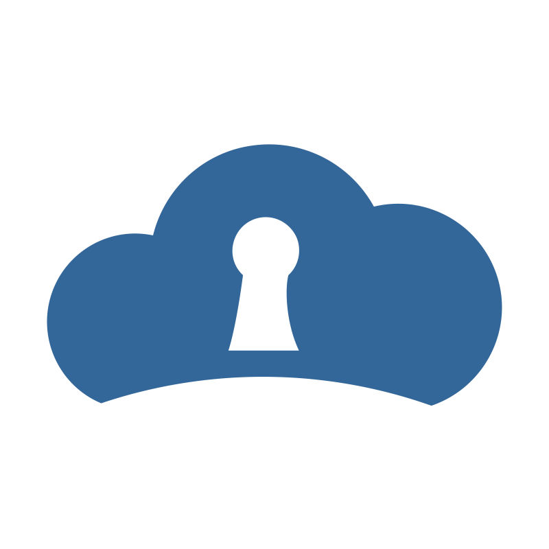 矢量抽象现代简易云数据图标设计