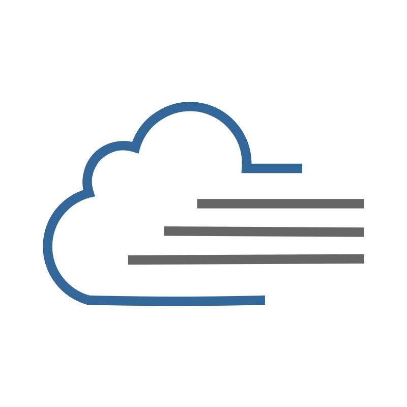 抽象矢量现代云储存主题图标设计