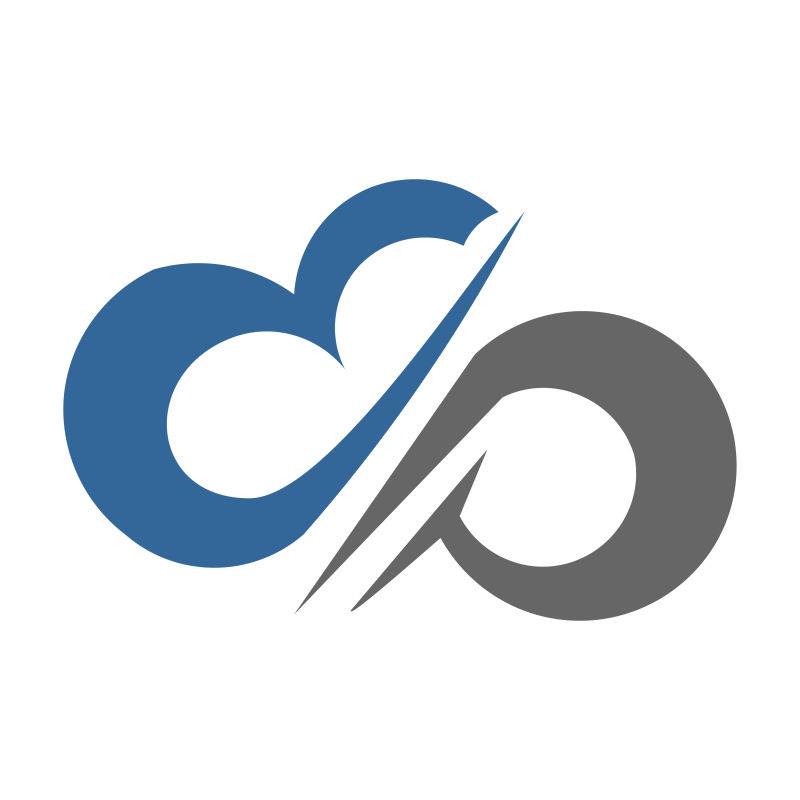 矢量现代抽象简易云数据图标设计