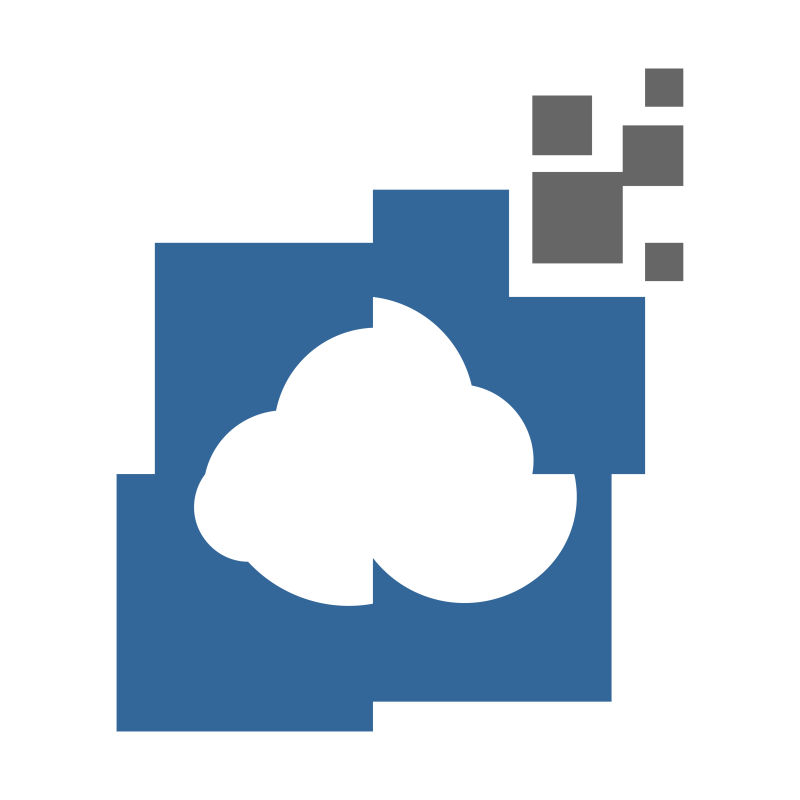 抽象矢量现代简易运输数据图标设计