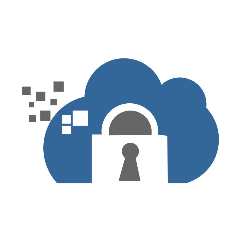 抽象矢量现代安全数据主题图标设计