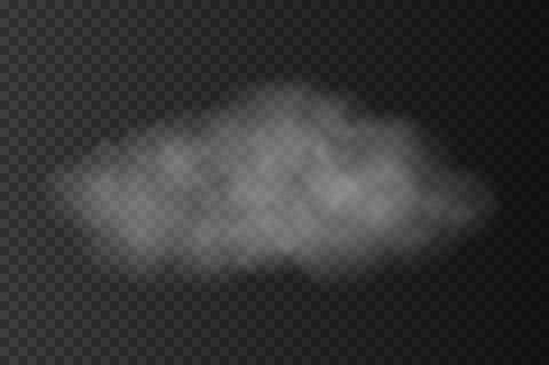 矢量现代白色烟雾设计元素