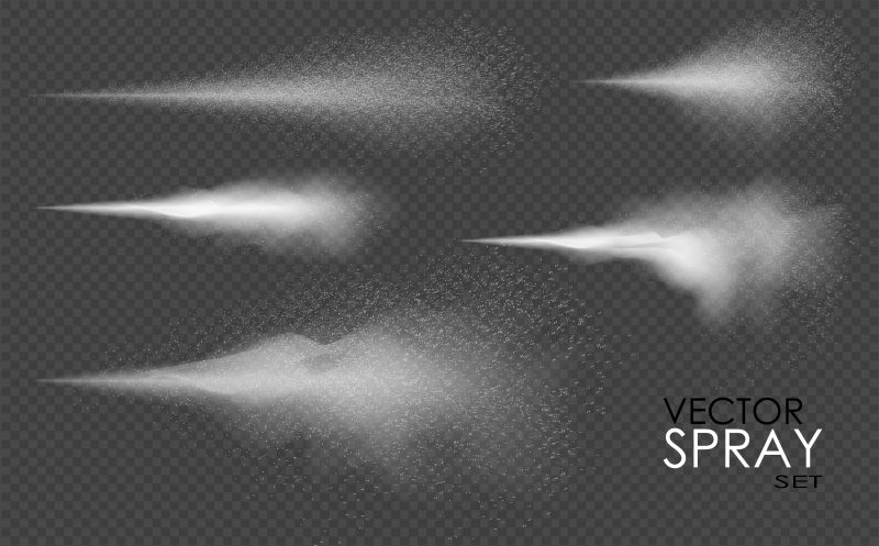 矢量抽象现代白色烟雾创意设计元素