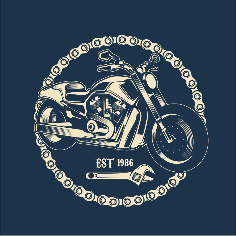 自行车垃圾T恤设计矢量